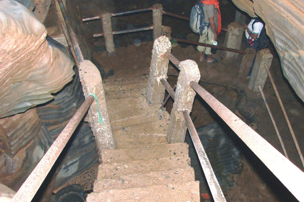 Inside view of Kutumsar Caves Bastar