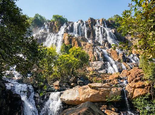 Breathtaking view of Handawada Waterfall Narayanpur inside Abujhmad forest