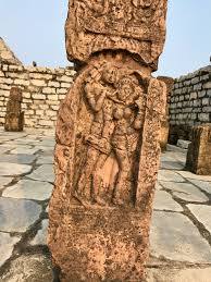 Ancient stone carvings at Surang Tila Sirpur