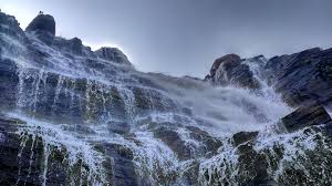The milky white Tirathgarh Waterfall Bastar