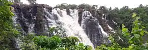 tepped structure of Tirathgarh Waterfall Bastar