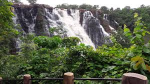 tepped structure of Tirathgarh Waterfall Bastar