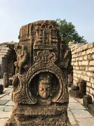 The 12 Shiva Lingas inside Surang Tila Sirpur